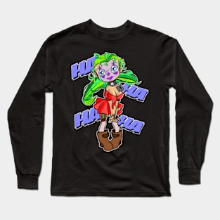 Girl Clown Long Sleeve T-Shirt